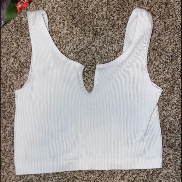 Active Basic | Tops | White Cropped 
